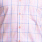 Parx Men Yellow Checks Slim Fit Cotton Full Sleeve Shirts