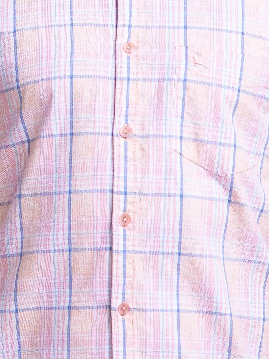 Parx Men Yellow Checks Slim Fit Cotton Full Sleeve Shirts