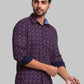 Men Slim Fit Red Shirt