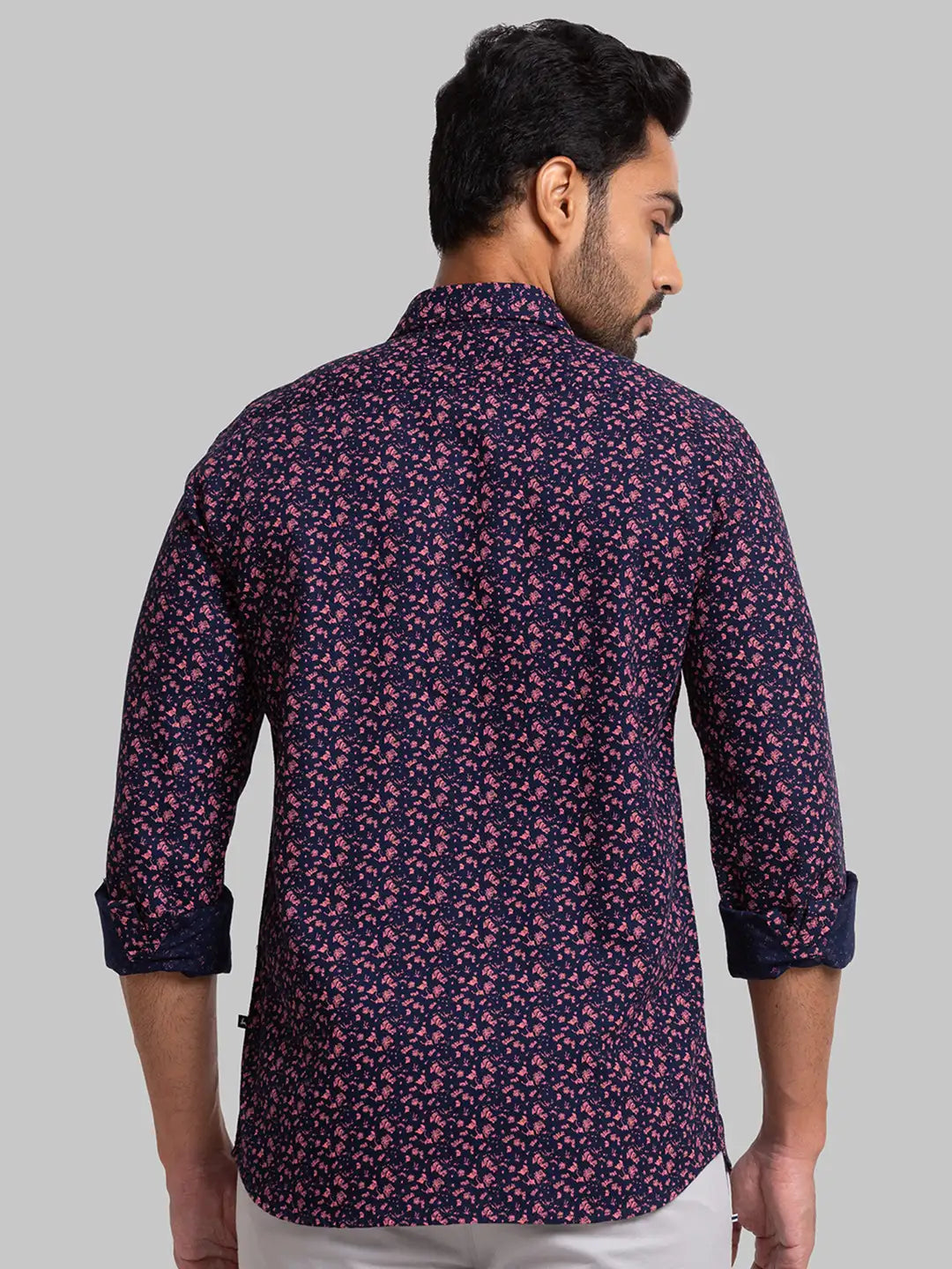 Men Slim Fit Red Shirt