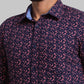 Men Slim Fit Red Shirt