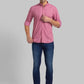 Men Slim Fit Blue Shirt