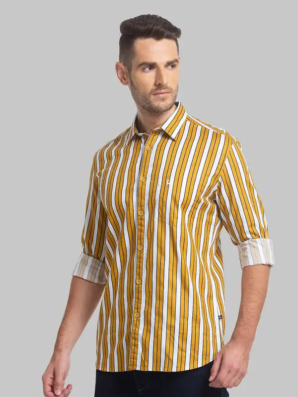 Men Slim Fit Blue Shirt