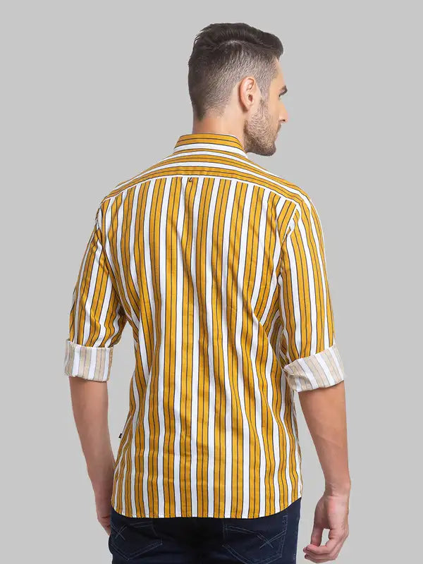 Men Slim Fit Blue Shirt