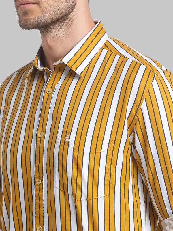 Men Slim Fit Blue Shirt