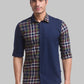 Men Slim Fit Blue Shirt