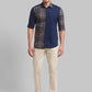Men Slim Fit Blue Shirt