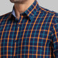 Men Slim Fit Green Shirt