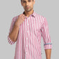 Men Slim Fit Blue Shirt