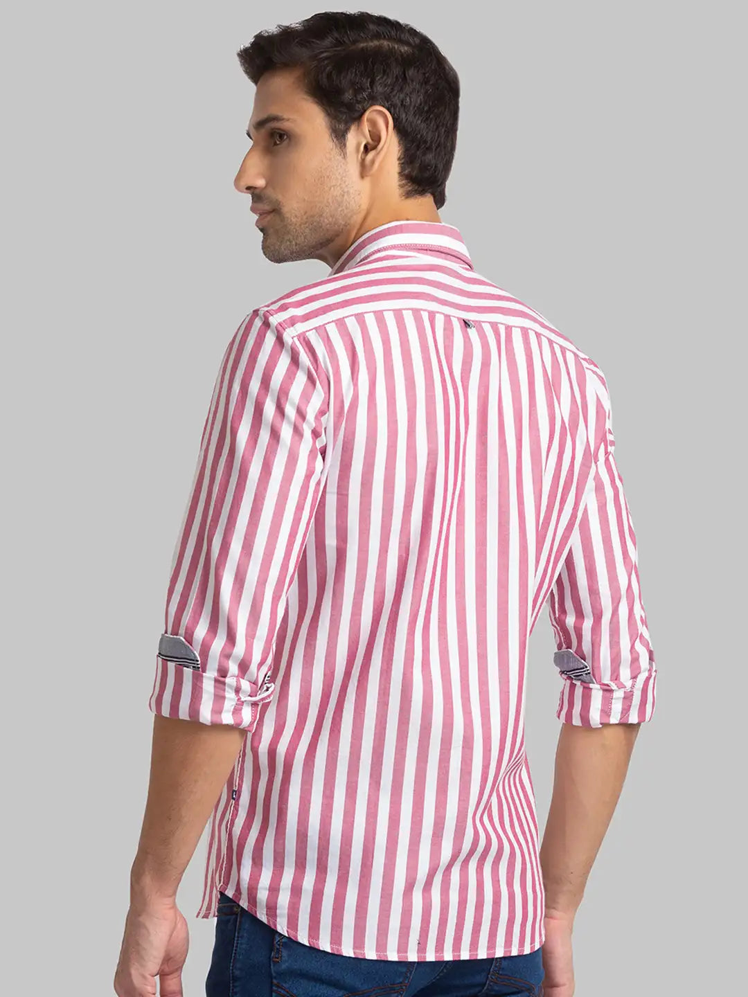 Men Slim Fit Blue Shirt