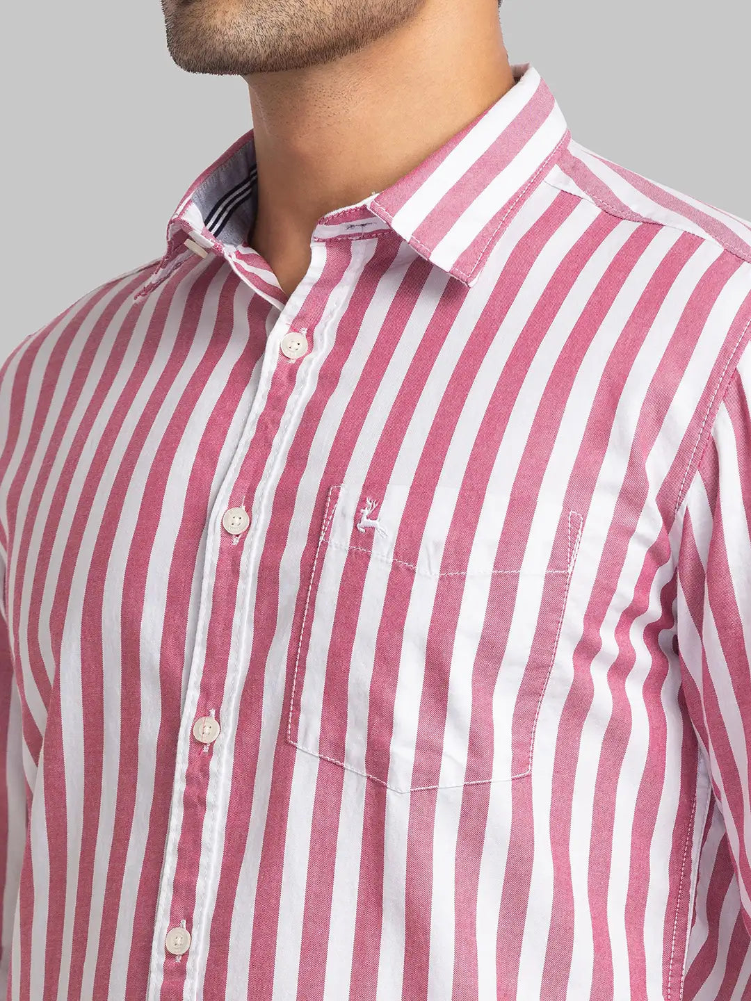 Men Slim Fit Blue Shirt