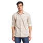 Men Slim Fit Dark Blue Shirt