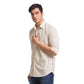 Men Slim Fit Dark Blue Shirt