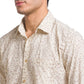 Men Slim Fit Dark Blue Shirt