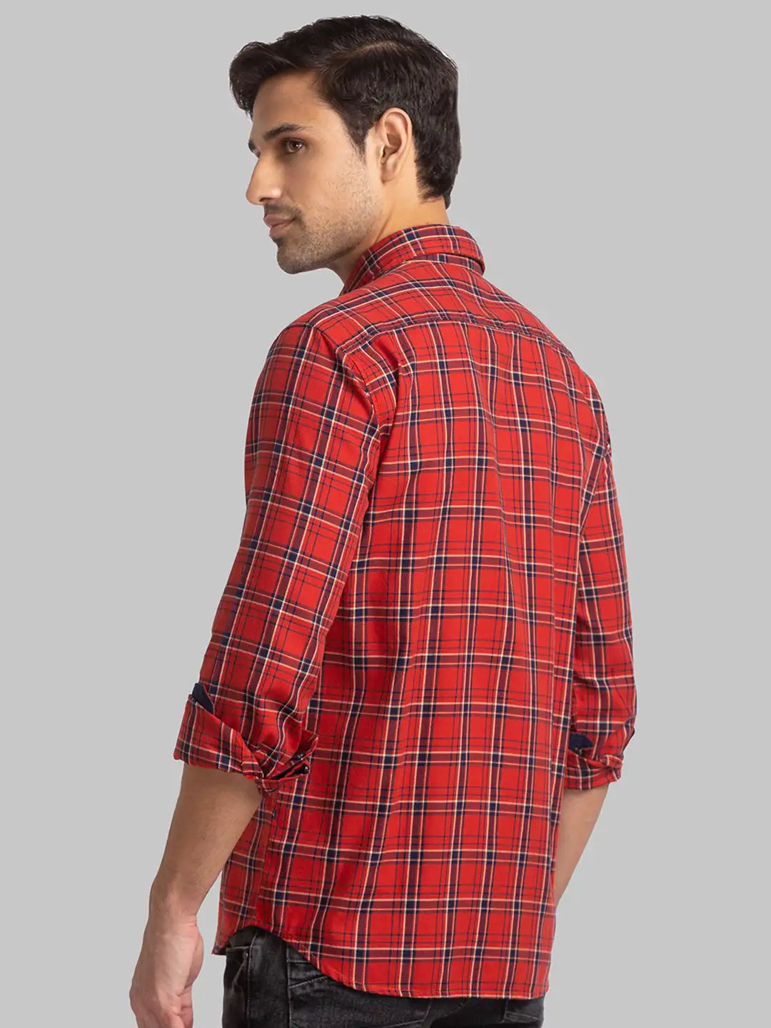 Men Slim Fit Black Shirt