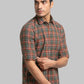 Men Slim Fit Green Shirt