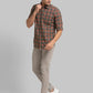 Men Slim Fit Green Shirt