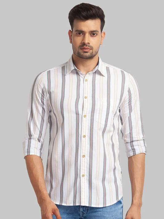 Men Slim Fit Black Shirt