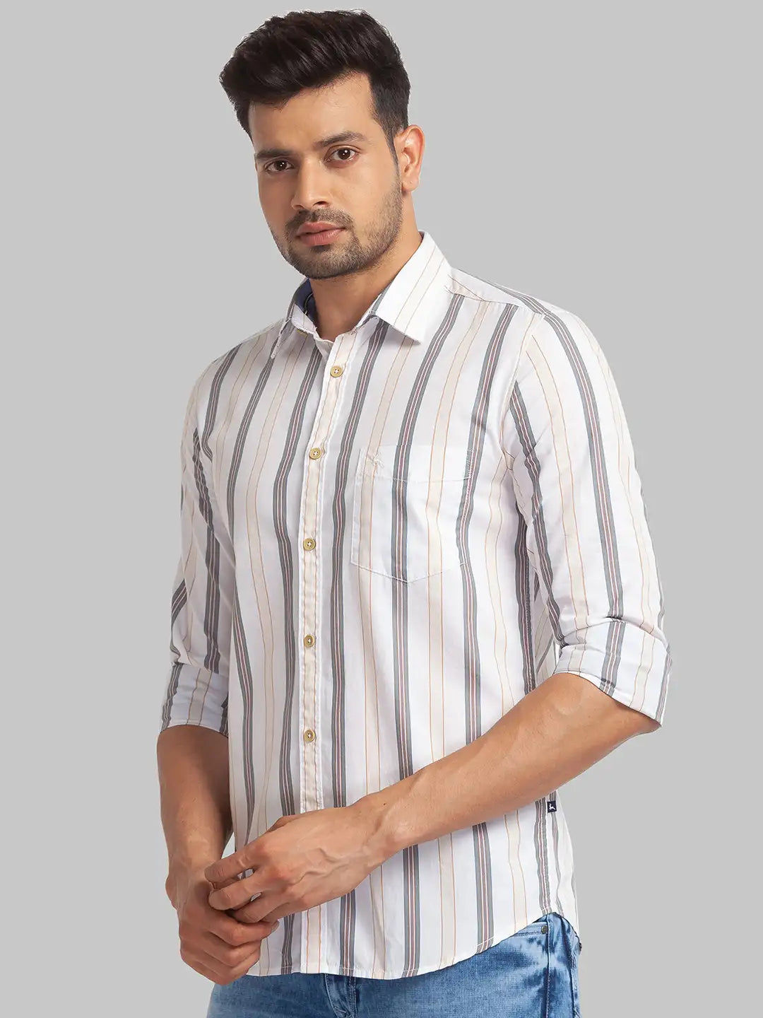 Men Slim Fit Black Shirt