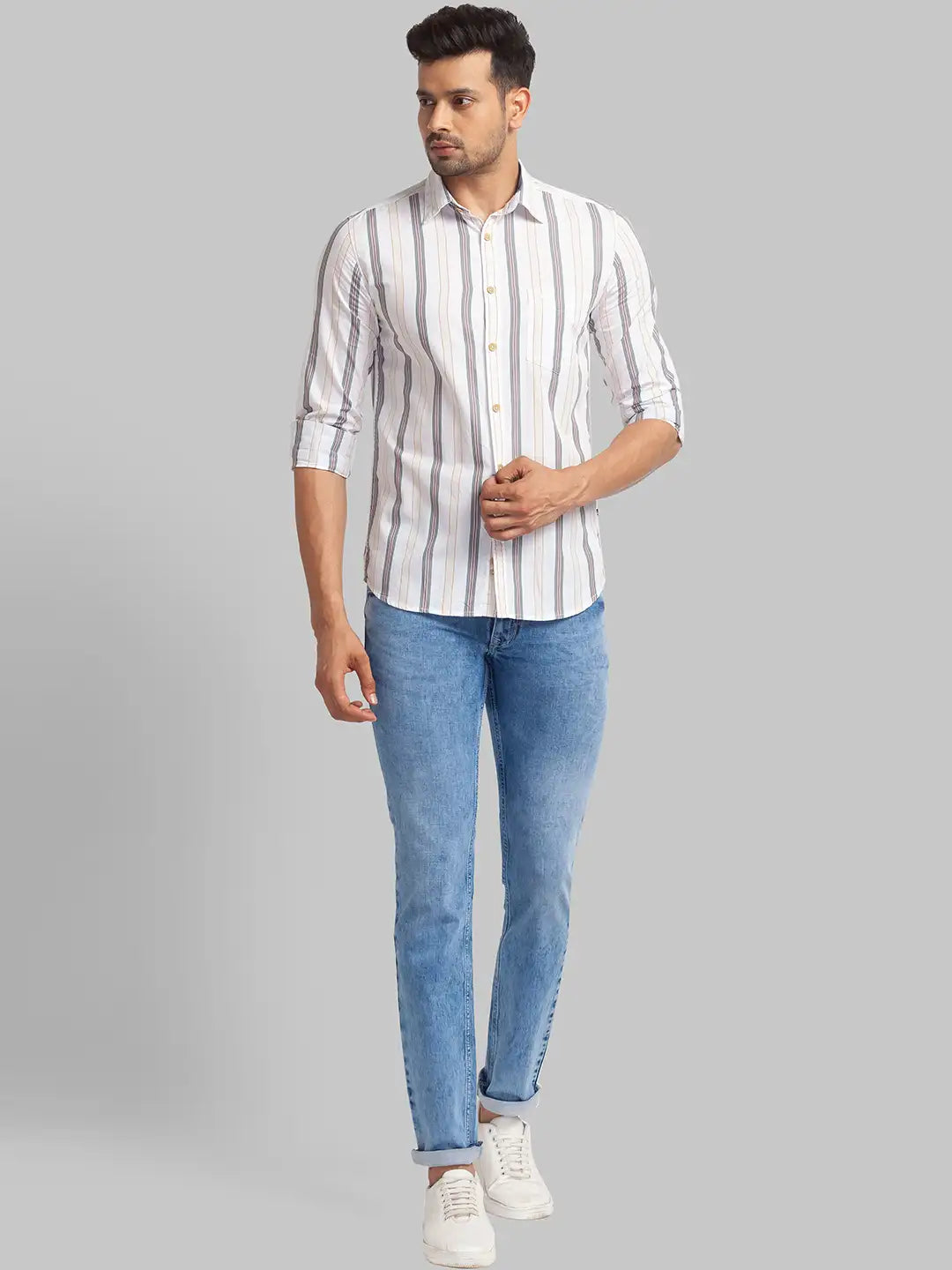 Men Slim Fit Black Shirt