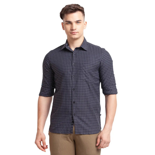 Men Slim Fit Red Shirt