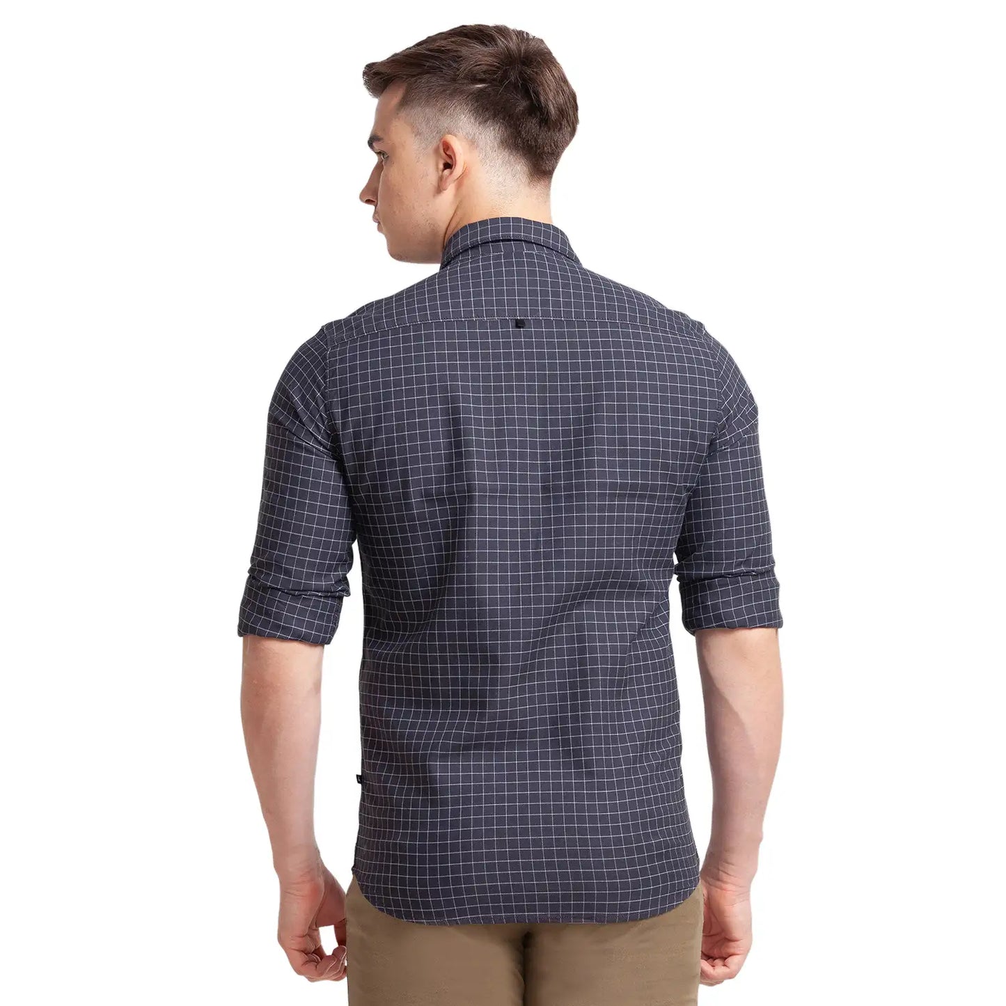 Men Slim Fit Red Shirt