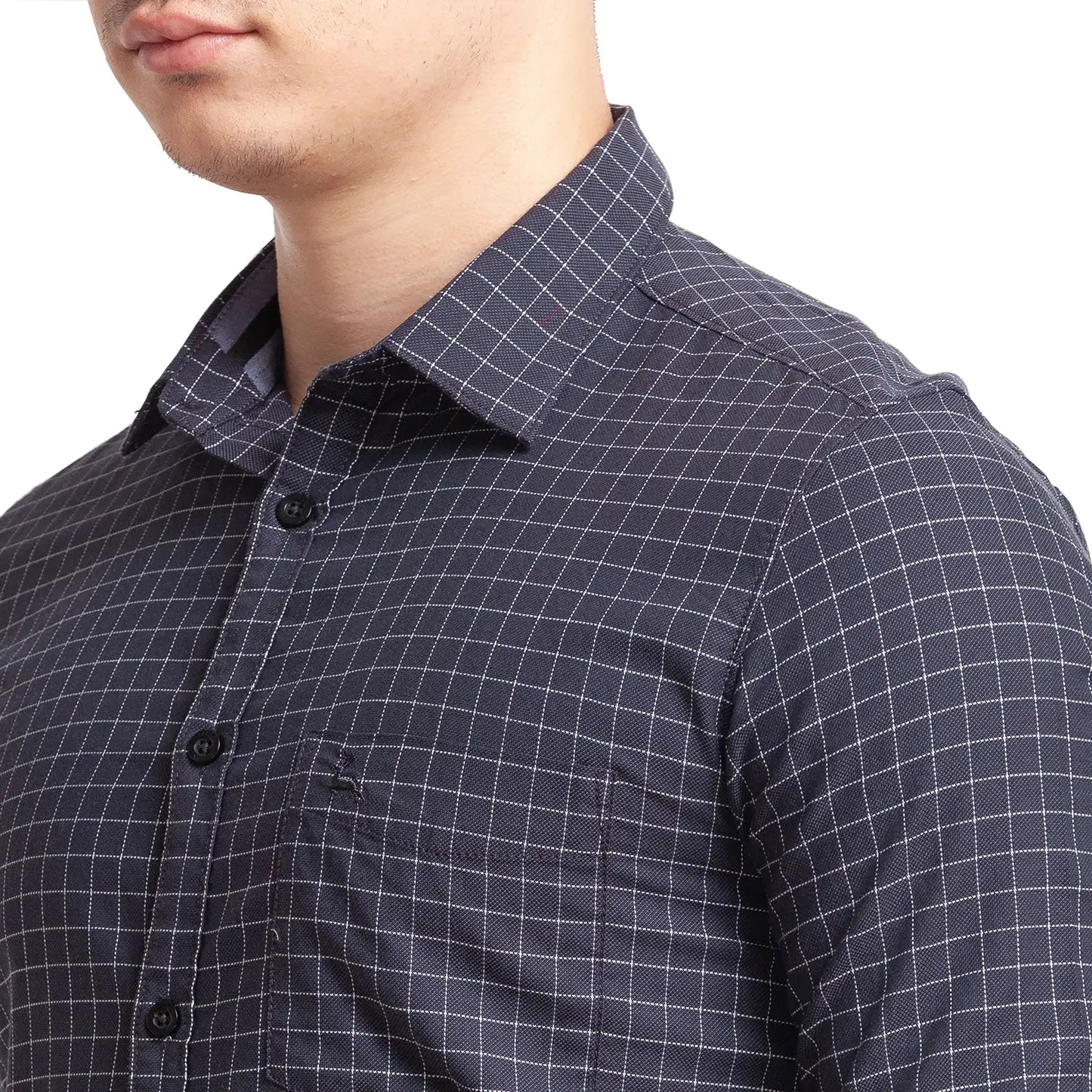 Men Slim Fit Red Shirt