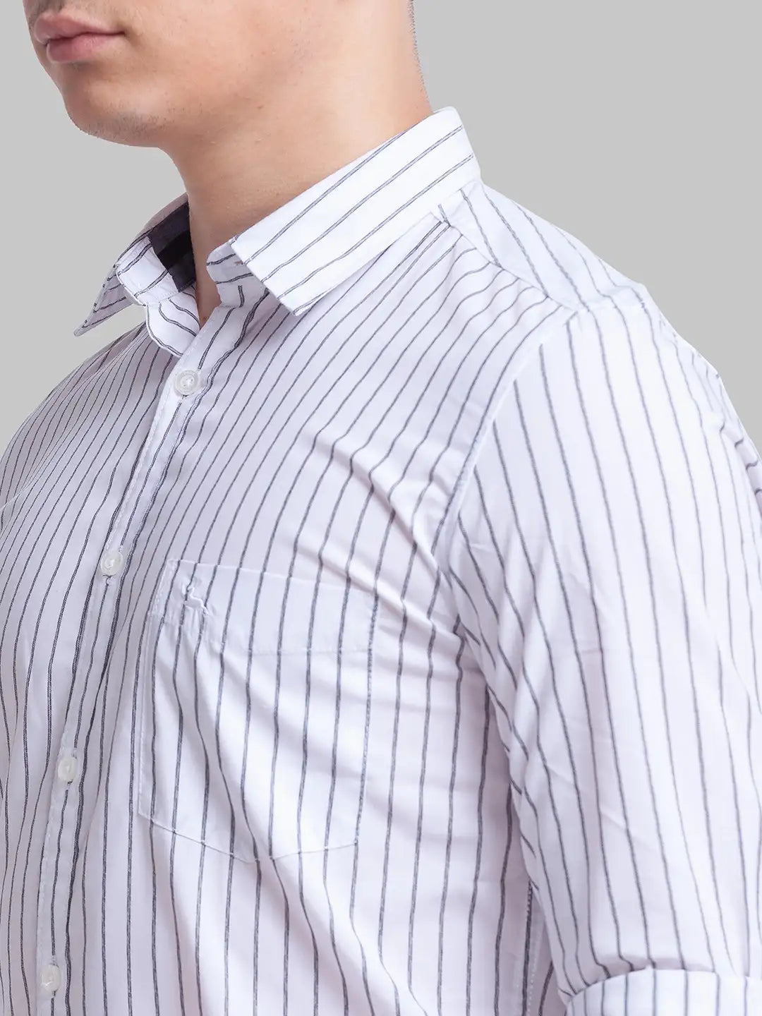 Men Slim Fit Pink Shirt