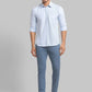 Men Slim Fit Pink Shirt