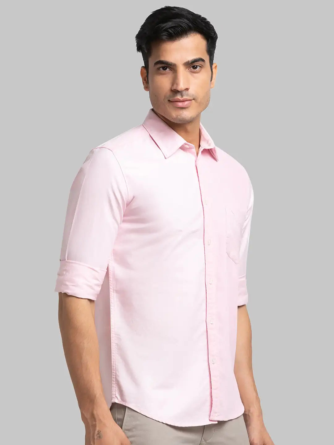 Men Slim Fit Blue Shirt
