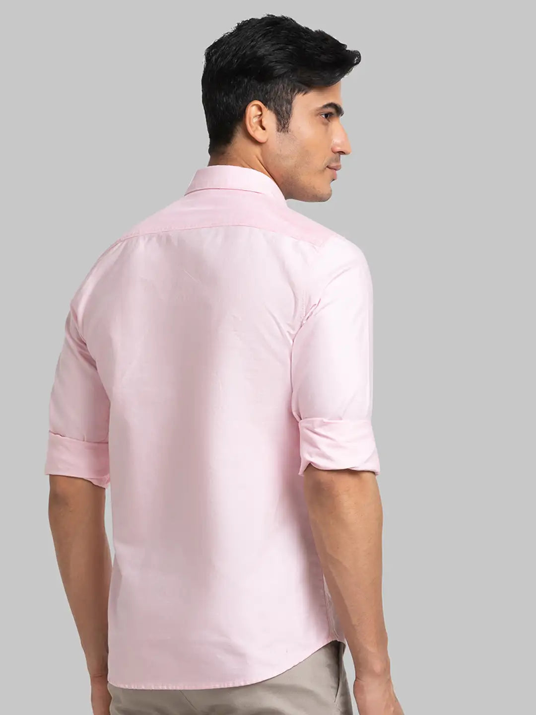 Men Slim Fit Blue Shirt