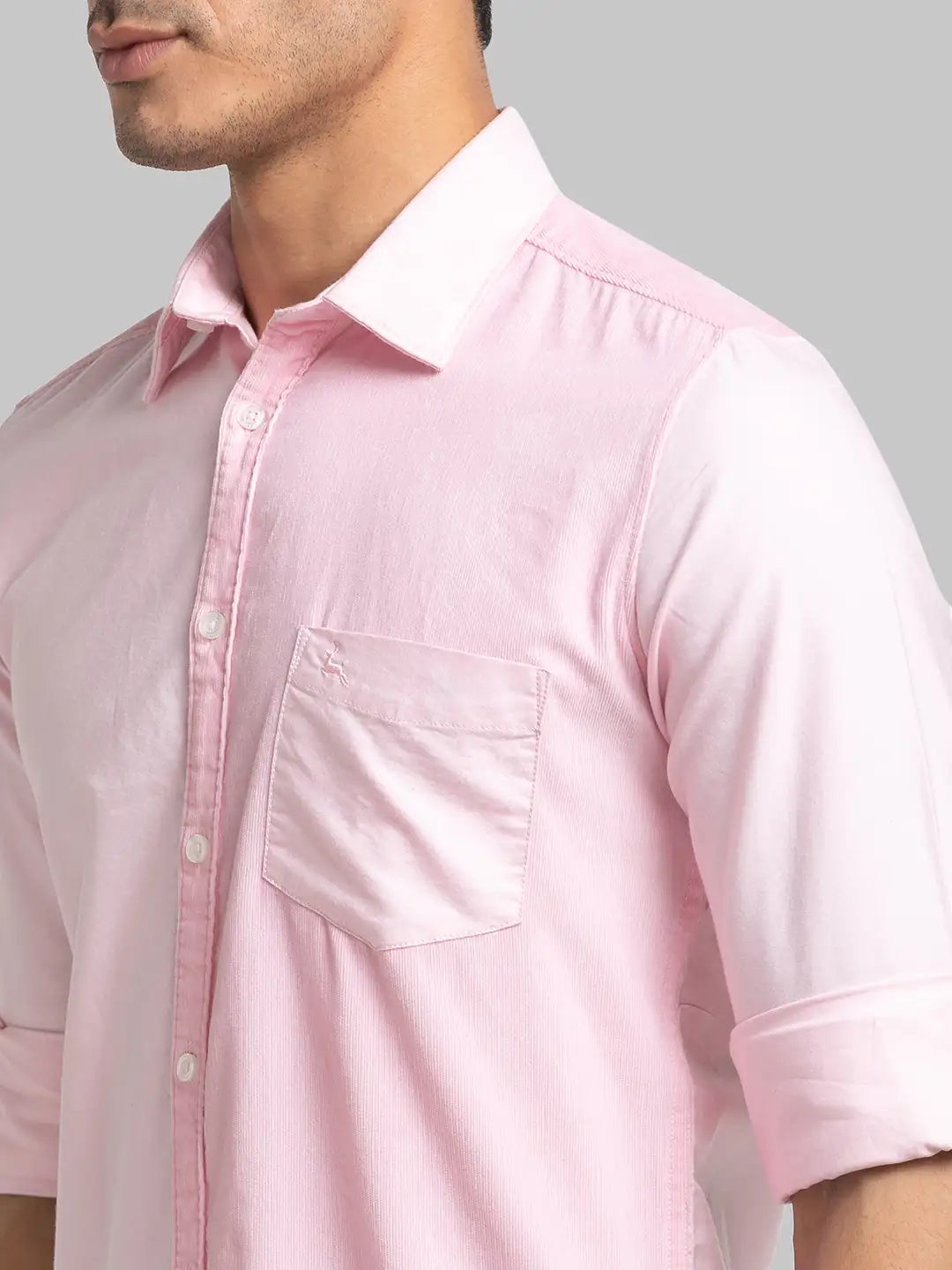 Men Slim Fit Blue Shirt
