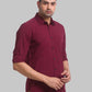 Men Slim Fit White Shirt