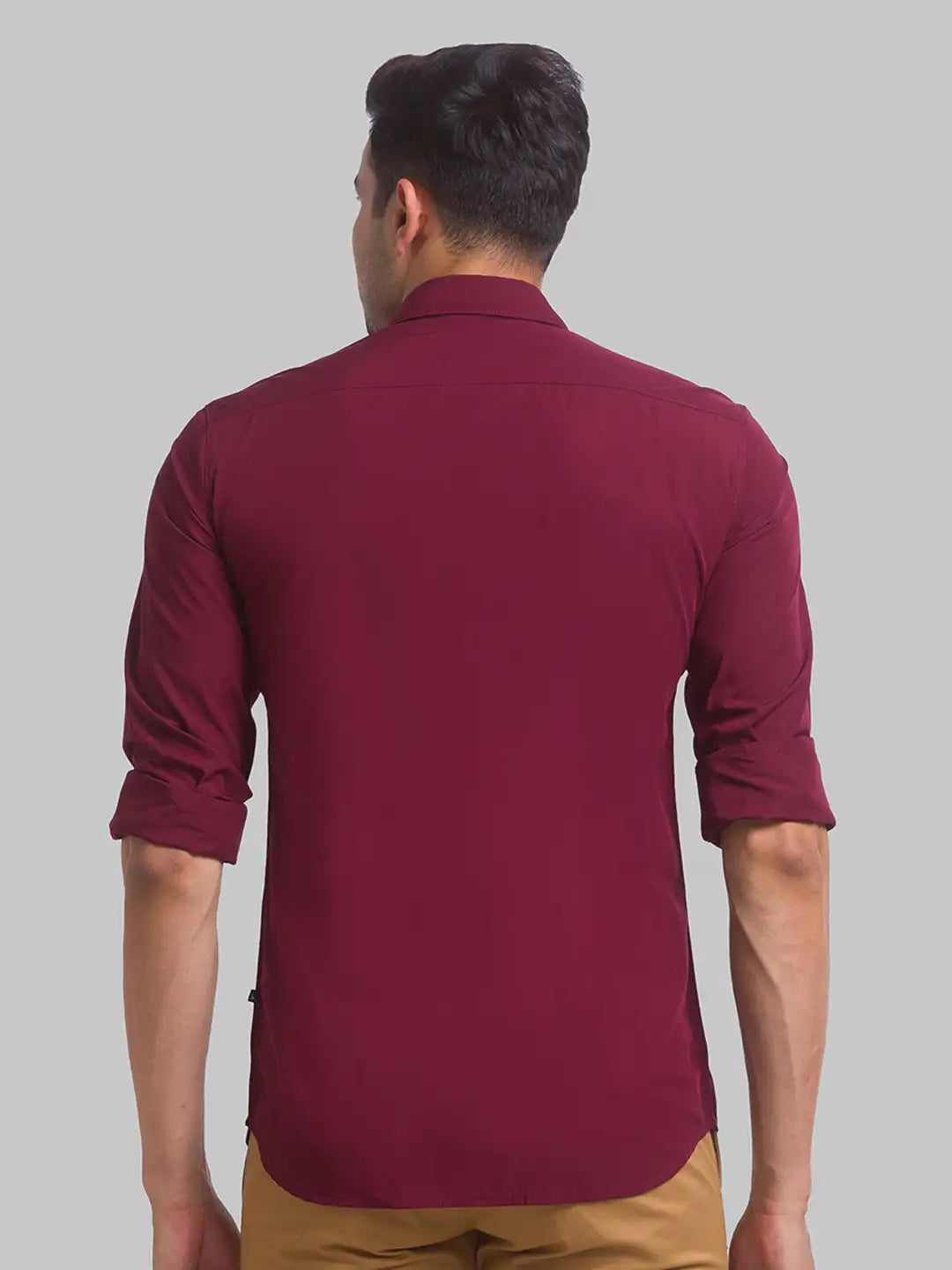 Men Slim Fit White Shirt