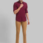 Men Slim Fit White Shirt