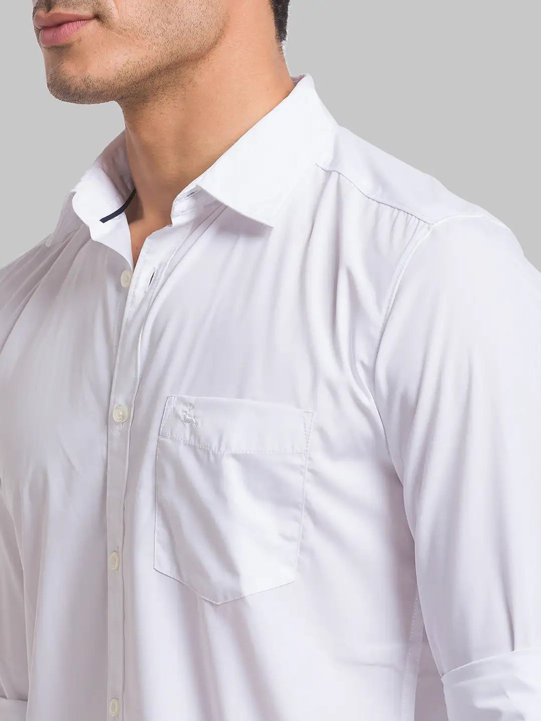 Men Slim Fit Blue Shirt