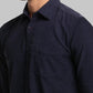 Men Slim Fit Dark Violet Shirt