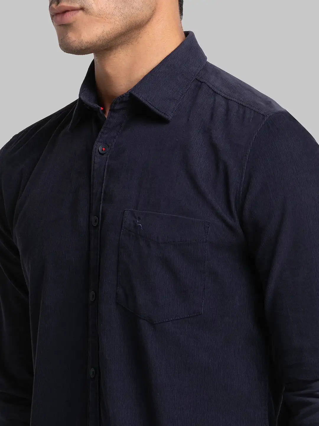 Men Slim Fit Dark Violet Shirt