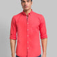 Men Slim Fit Green Shirt