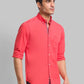 Men Slim Fit Green Shirt