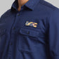 Parx Men Blue Slim Fit Checks Cotton Full Sleeve Cutaway Collar Shirts