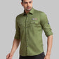 Men Slim Fit Red Shirt