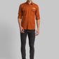Men Slim Fit Blue Shirt