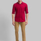 Men Slim Fit Blue Shirt
