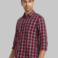 Men Slim Fit Yellow Shirt