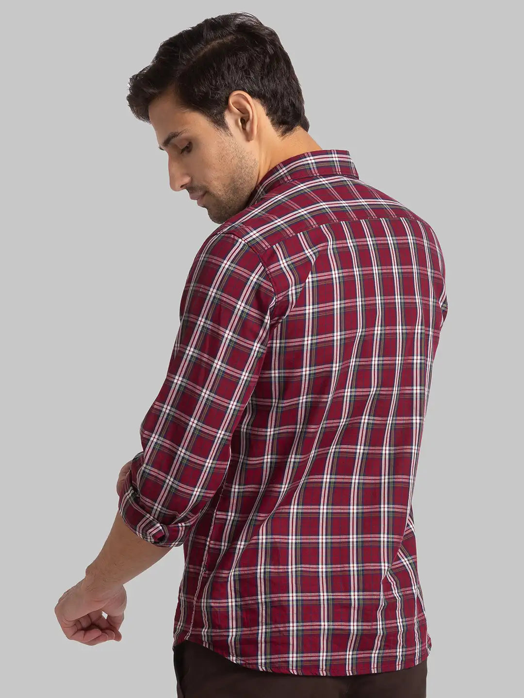 Men Slim Fit Yellow Shirt