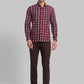 Men Slim Fit Yellow Shirt