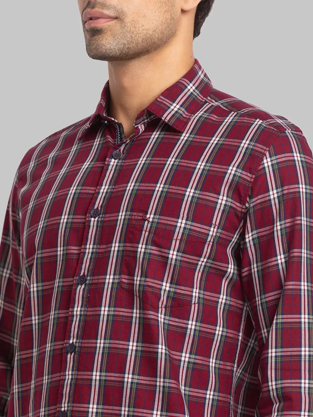 Men Slim Fit Yellow Shirt