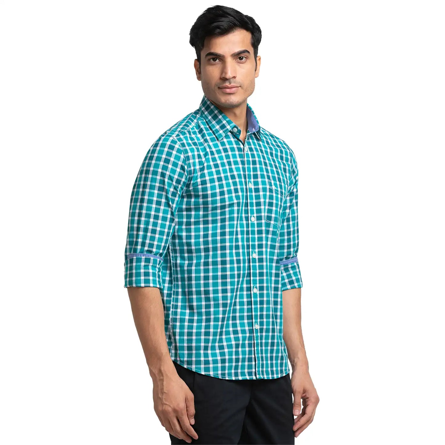 Men Slim Fit Red Shirt