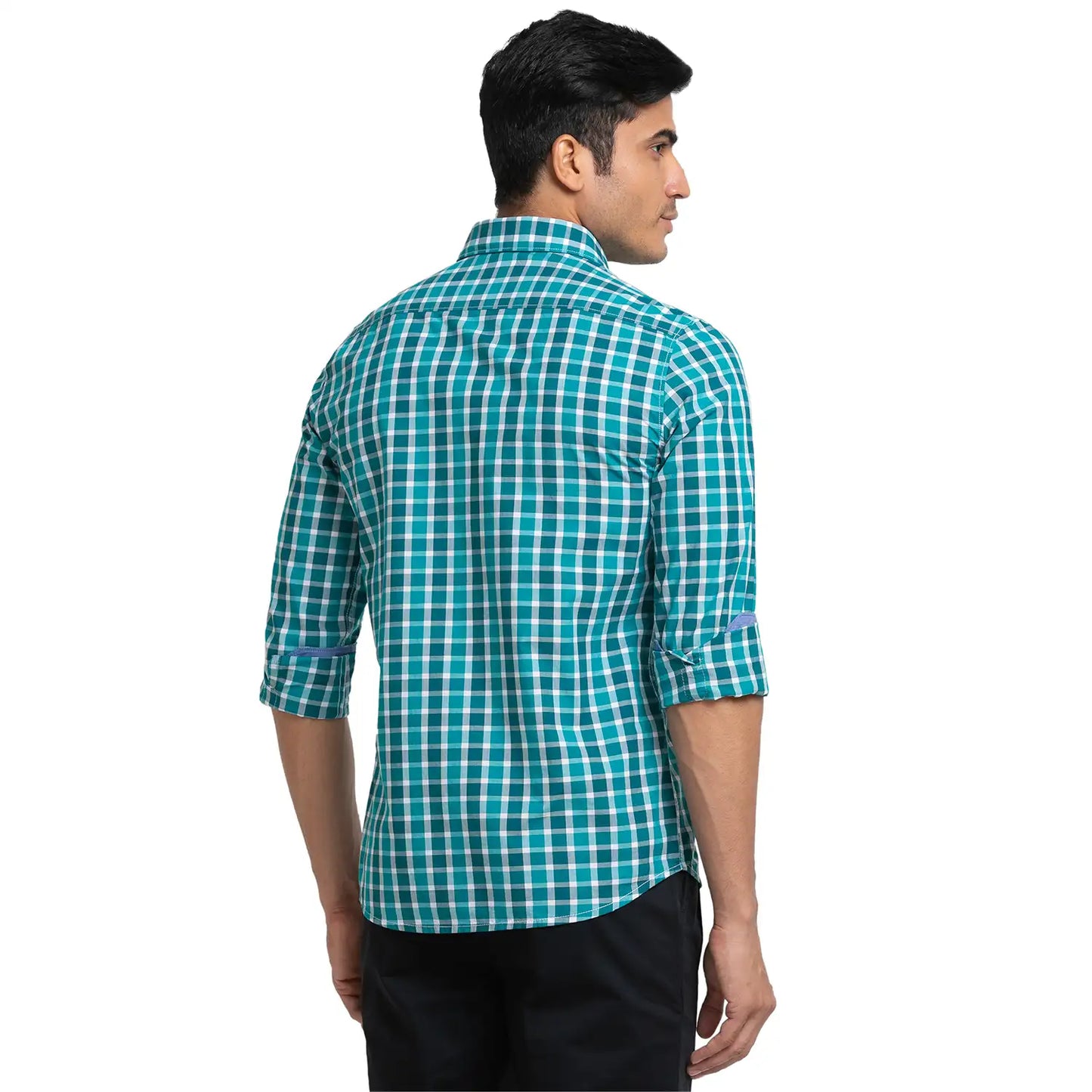 Men Slim Fit Red Shirt
